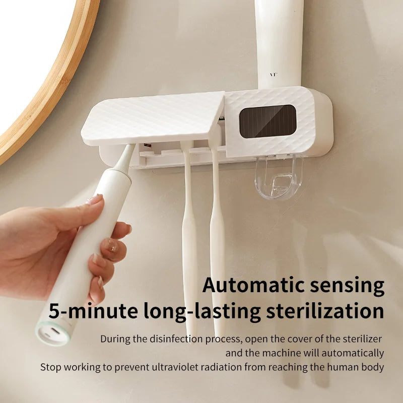 Smart UV Toothbrush Sterilizer & Holder