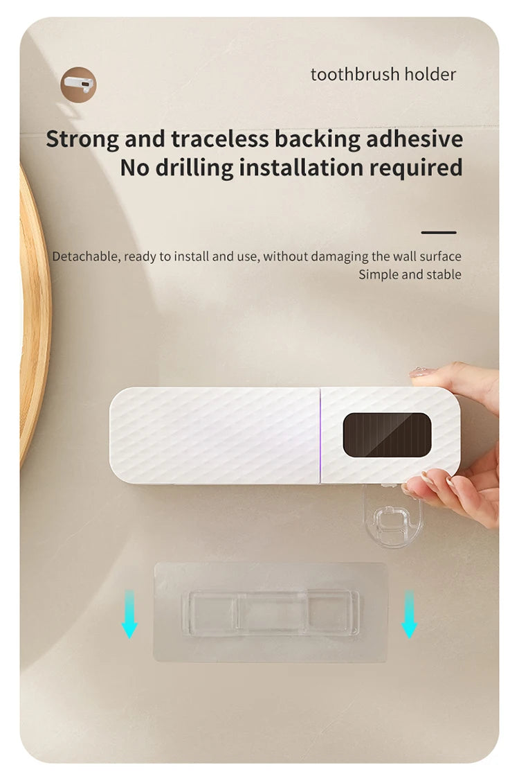 Smart UV Toothbrush Sterilizer & Holder