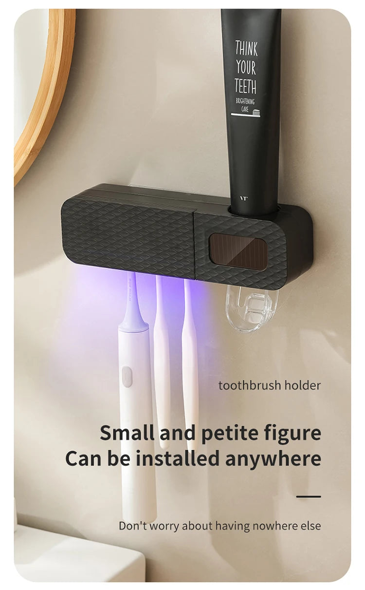 Smart UV Toothbrush Sterilizer & Holder