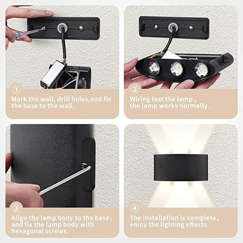 LED Up & Down Wall Sconce